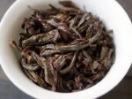 Da Hong Pao brewed tea leaves