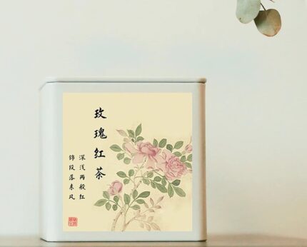 rose black tea packaging