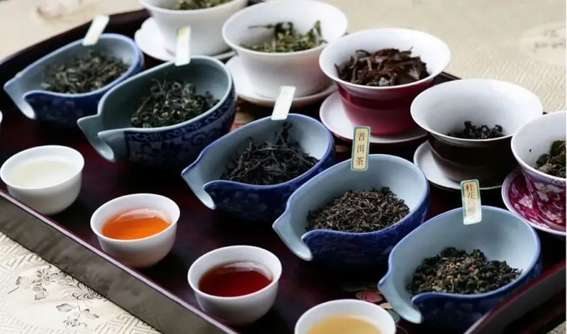 seven tea types